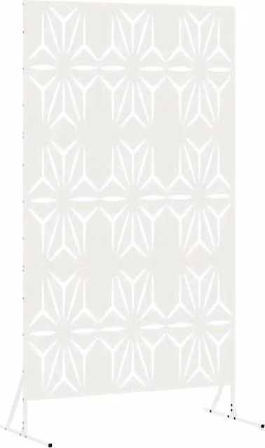 Schermo per Privacy Bianco 100 x 50 x 180 cm Acciaio CFW5647257
