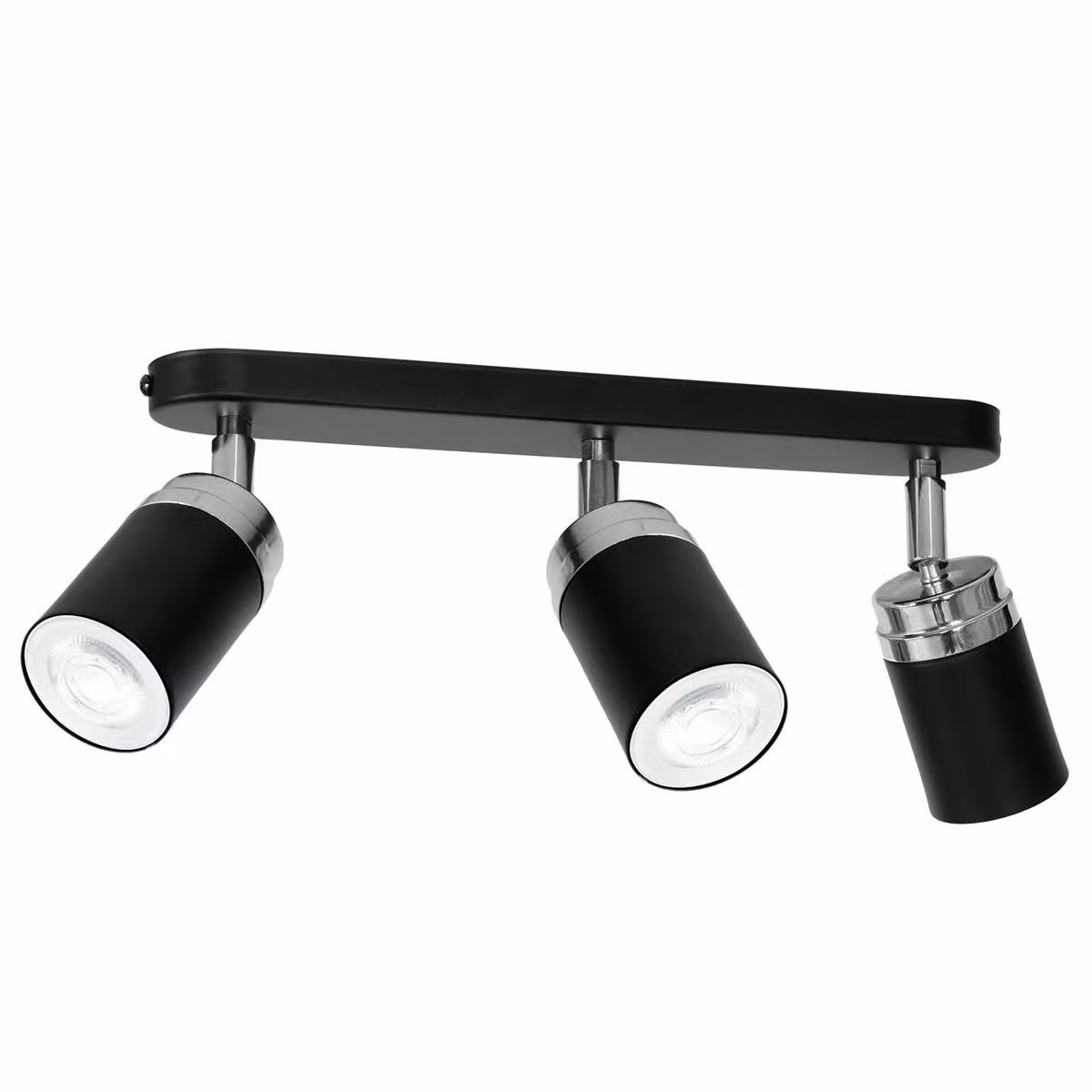 Lampada da soffitto moderna nero Reno x3