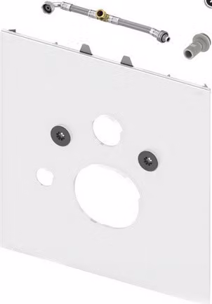 TECElux WC-Glasplatte für Dusch-WC Aquaclean Sela Glas weiß