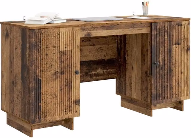 Scrivania | Tavolo da Ufficio Legno antico Legno ingegnerizzato 142,5 x 50 x 75 cm
