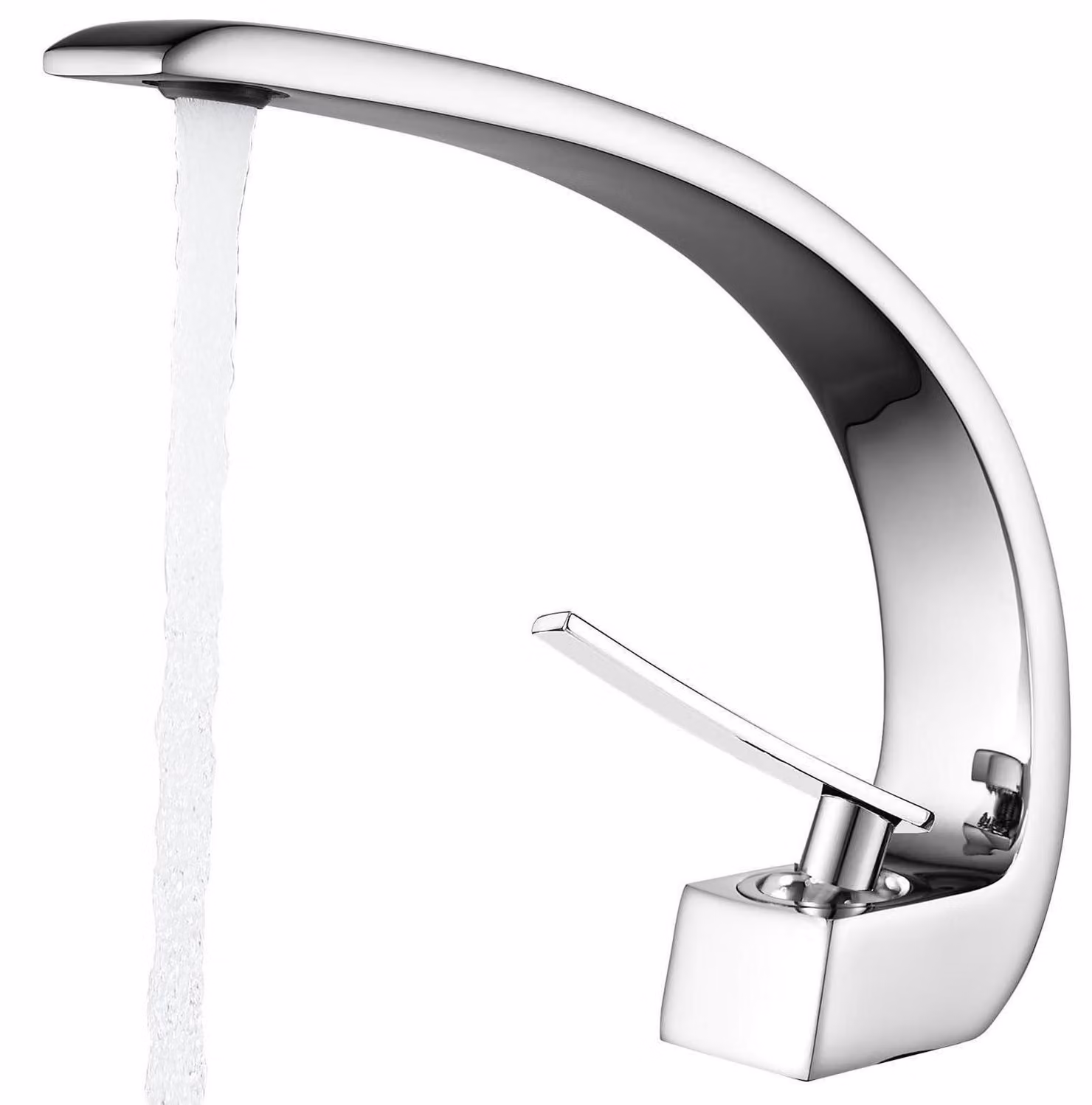 Miscelatore monocomando per lavabo, cromato, modello H59, in ottone