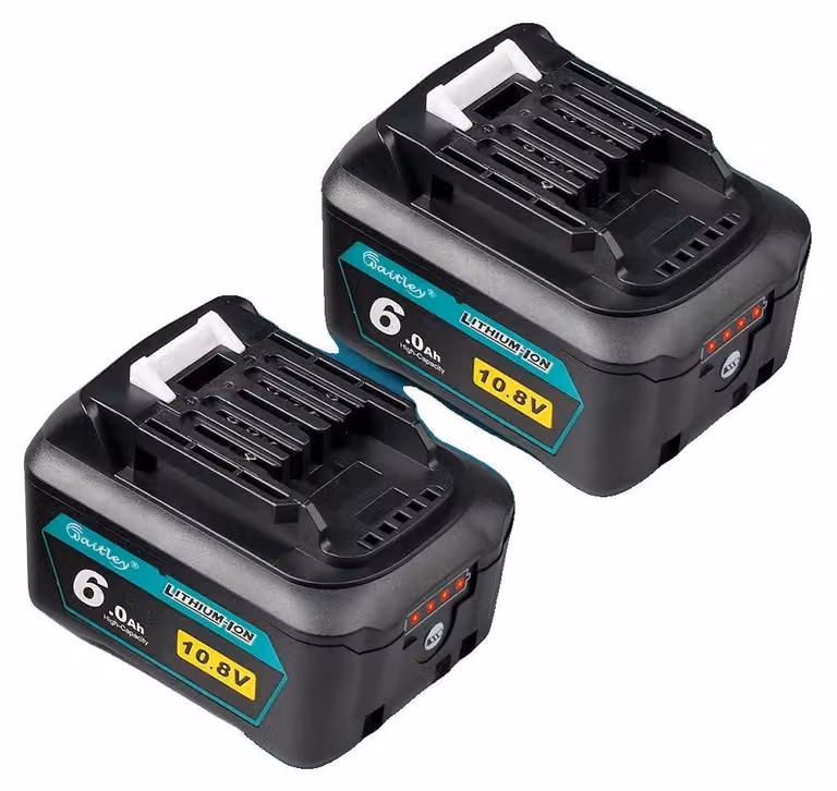 Batteria di ricambio, capacità 6000 mAh, ad alte prestazioni, batteria da 6 Ah (2 pezzi)