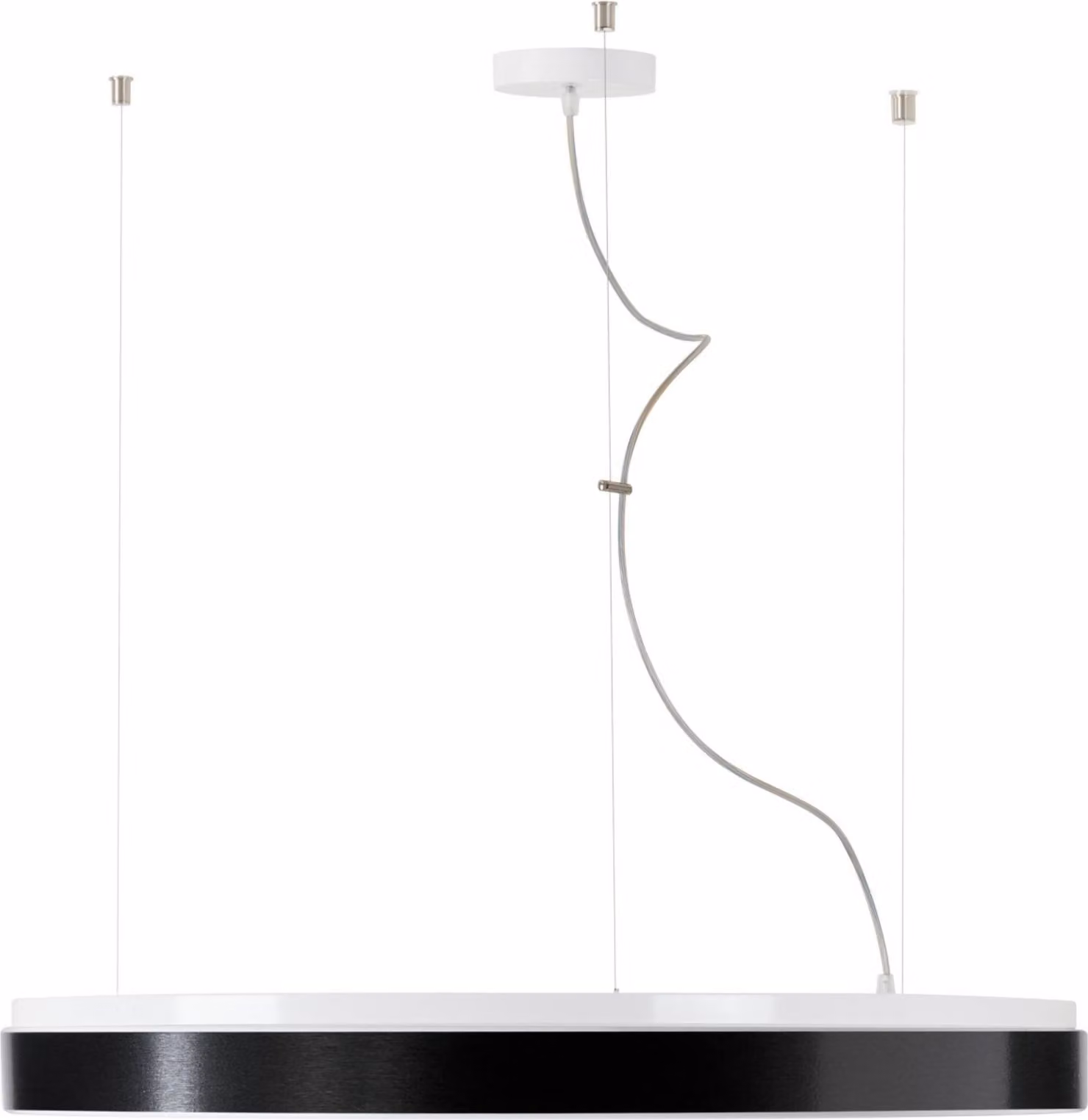 OSMONT DEL69429 DELIA LC5 apparecchio a sospensione in plastica bianco IP40 3000 K 150W LED
