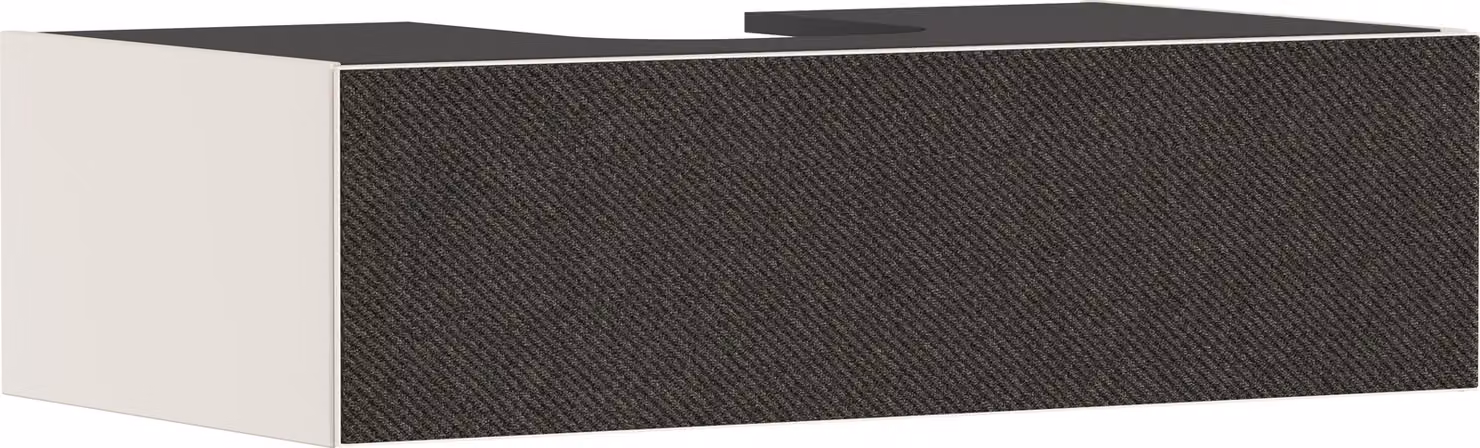 hansgrohe Xevolos E meuble sous lavabo, 1 tiroir, 1 découpe au centre, 980x550x275mm, pour console avec vasque à poser, 54314660, 54314660