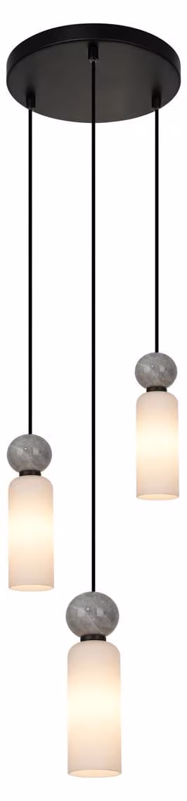 SANTOS PND-95331-3-BK Lampada a sospensione Italux
