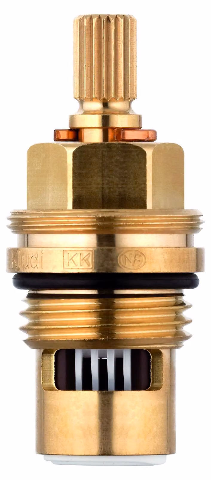 Kludi Parte superiore in Vetroceramica 1/2" 90° chiusura a sinistra senza maniglia, 1 pz.