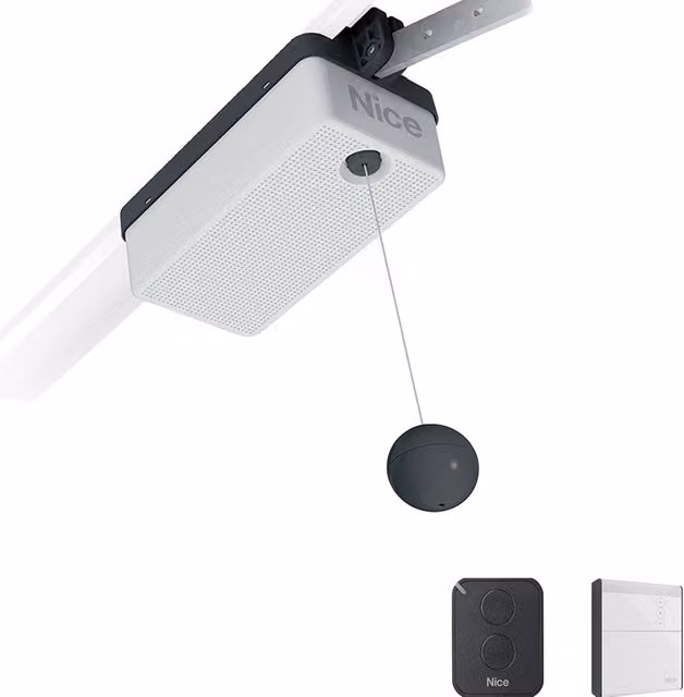 Kit di automazione Nice Spy650 per porte sezionali e basculanti, 650 N, Bianco