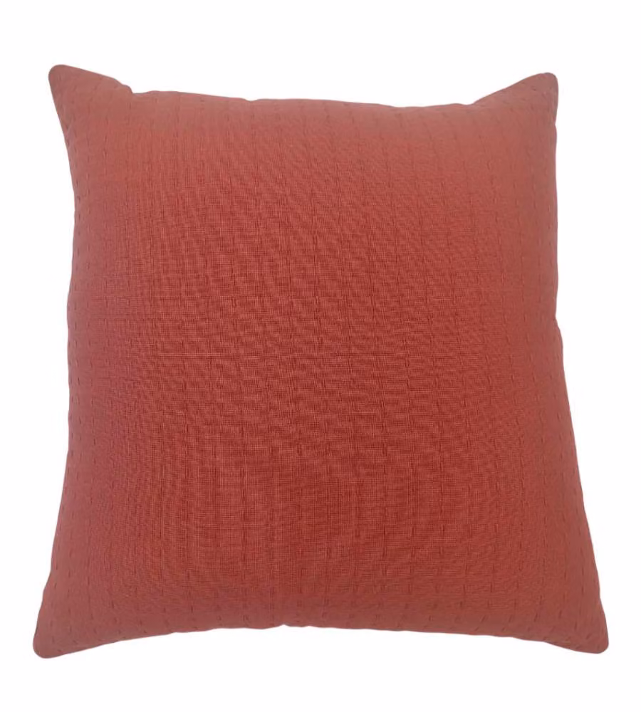 Domo Mea Cuscino Rosso 45x45cm in Cotone Imbottito Decorativo