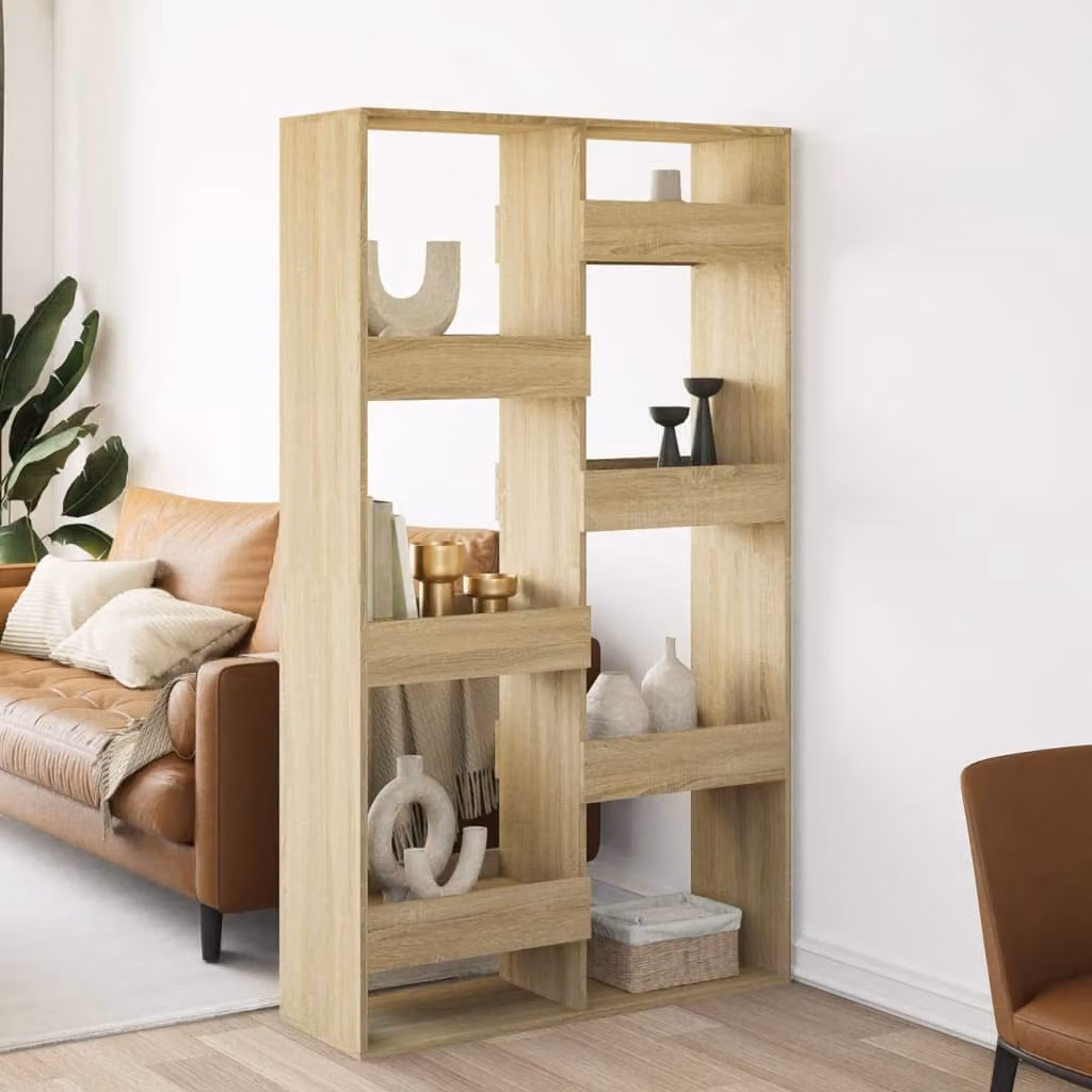 Divisorio vidaXL in Rovere Sonoma, colore marrone, L 100 cm x P 33 cm x H 175 cm