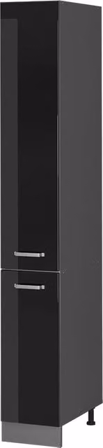 Armadio da farmacia R-Line Nero lucido/Antracite 30 cm Vicco