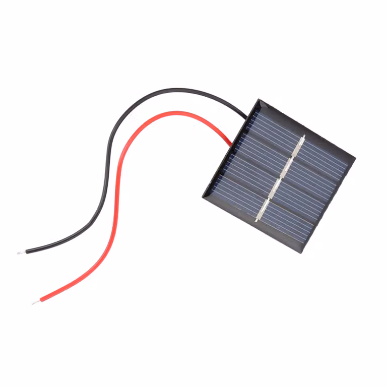 2 pezzi 0,36 W 2 V Mini celle solari policristalline Kit clip modulo caricabatteria fai da te