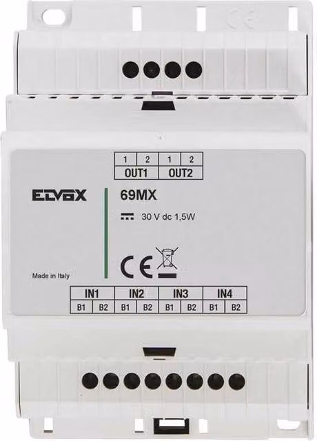 Separatore per due impianti 2 Fili Plus Elvox 692C bianco