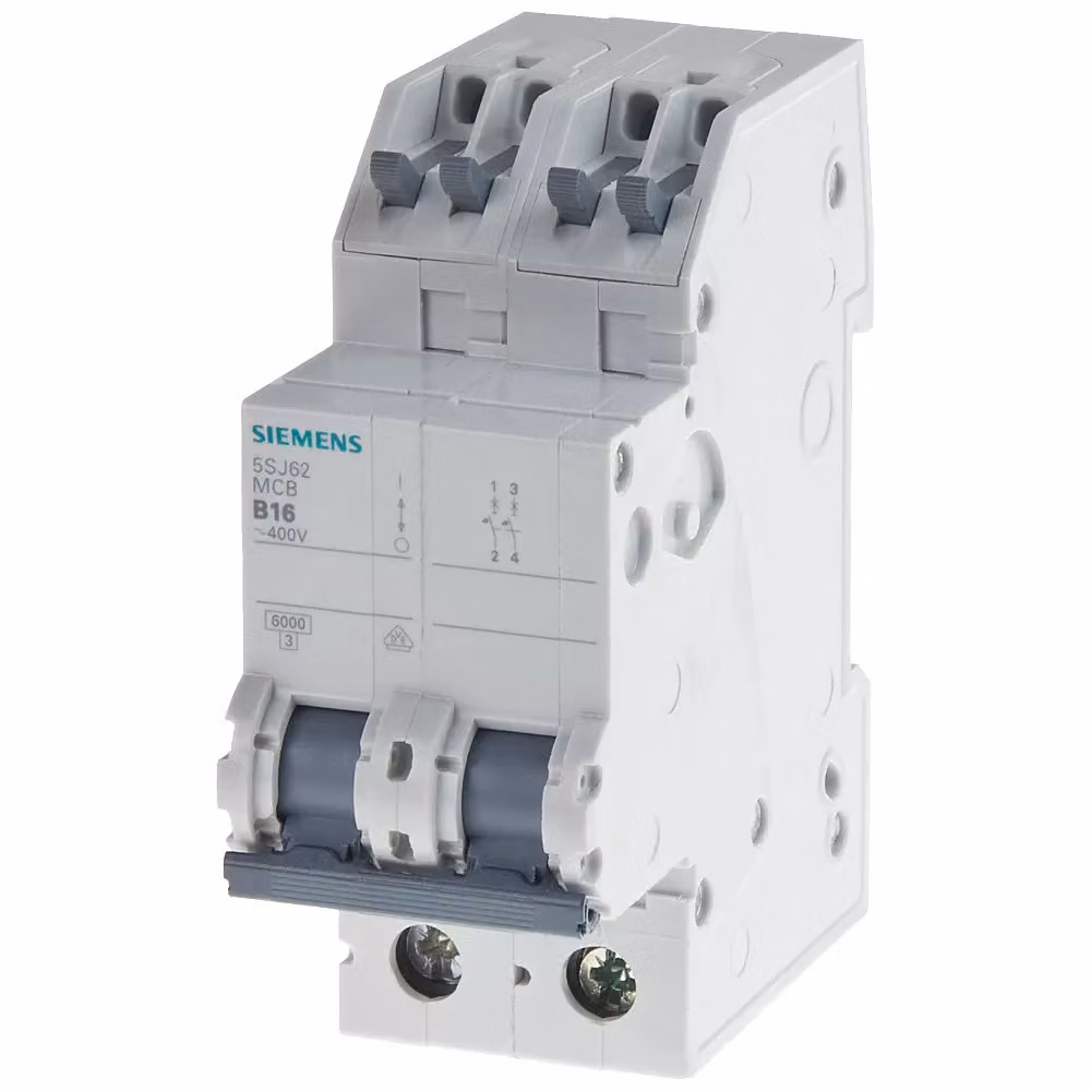 Interruttore differenziale Siemens 400 V, 6 kA, bipolare, classe C, 10 A, profondità 70 mm con montaggio senza viti 5SJ62107KS