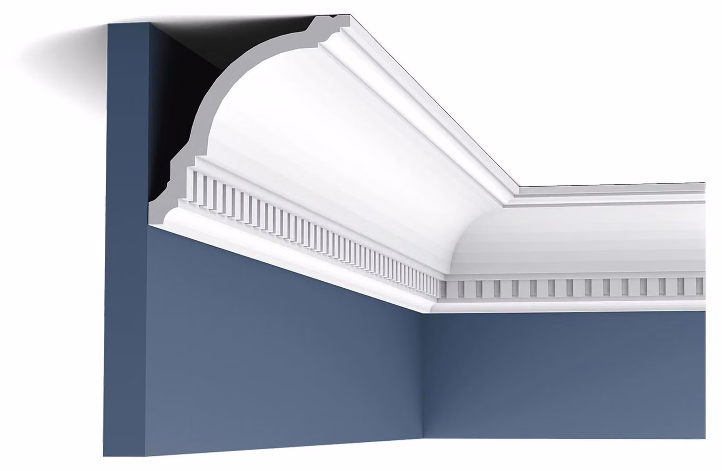 Orac Decor Cx107 Axxent profilo a stucco modanatura elemento decorativo modanatura angolare modanatura a parete modanatura a soffitto | 2 metri