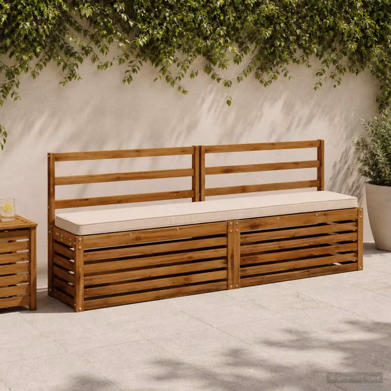 Cuscino per Panchina vidaXL VUGHT in Poliestere, Colore Beige