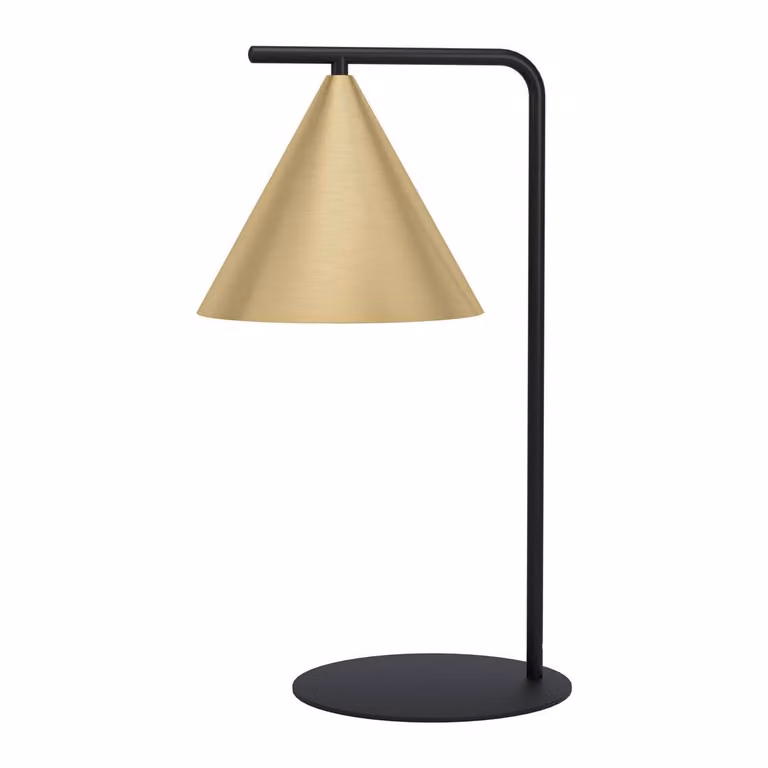 Lampada Da Scrivania Contemporanea Narices 1 Luce Acciaio Nero