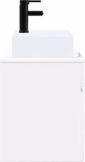 Mobile Lavabo | Armadio Lavabo da Parete Bianco Lucido 39 x 41 x 62,5 cm