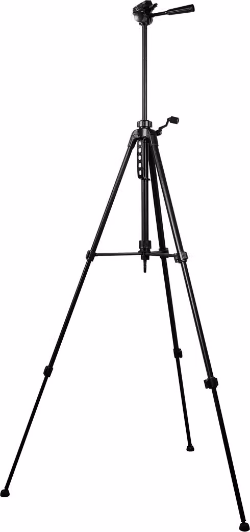 NEO TOOLS Treppiede in acciaio da 1,5 m per laser a linee incrociate, elettrocoating, treppiede da costruzione per laser e dispositivi di livellamento (altezza: 55 - 150 cm)