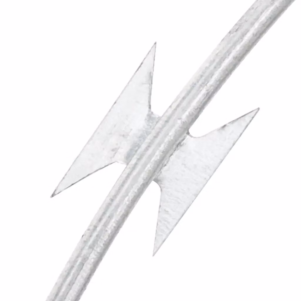 Filo spinato fermagliato con clip in acciaio zincato color argento vidaXL 300 m – 2
