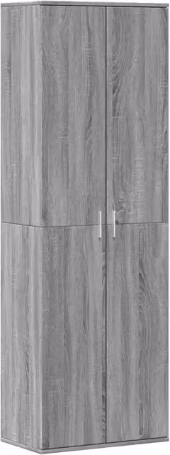 Credenza | Madia | Buffet da pranzo | Armadio da pranzo Grigio Sonoma 60x35x180 cm in Legno Multistrato