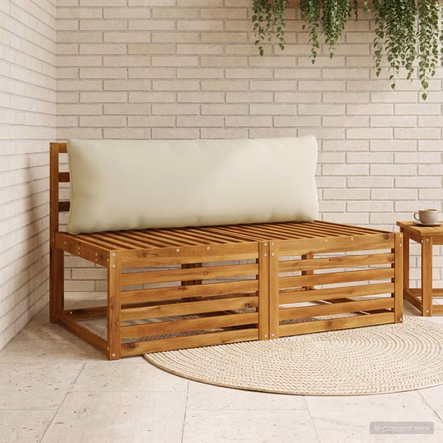 Cuscino per schiena vidaXL PUTTEN in poliestere con rivestimento rimovibile lavabile in lavatrice, disponibile in verde o beige