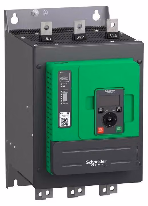 Schneider Electric Altivar Avviatore graduale ATS480, 140 A, 208-690 V CA, tensione di comando 110-230 V CA ATS480C14Y
