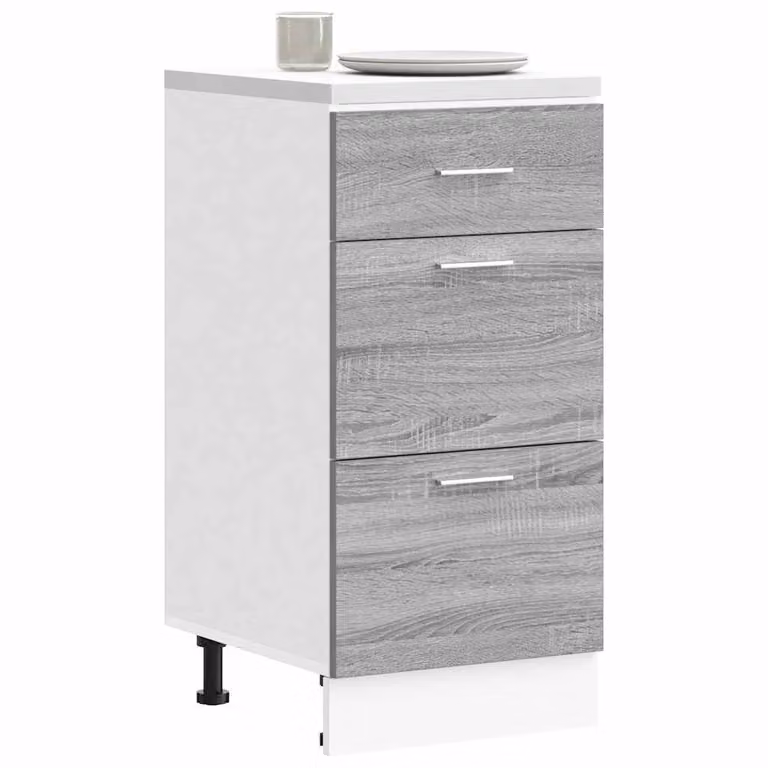 Armadio inferiore da cucina Lyon vidaXL Grigio Sonoma L: 40 cm, P: 46 cm, H: 81,5 cm