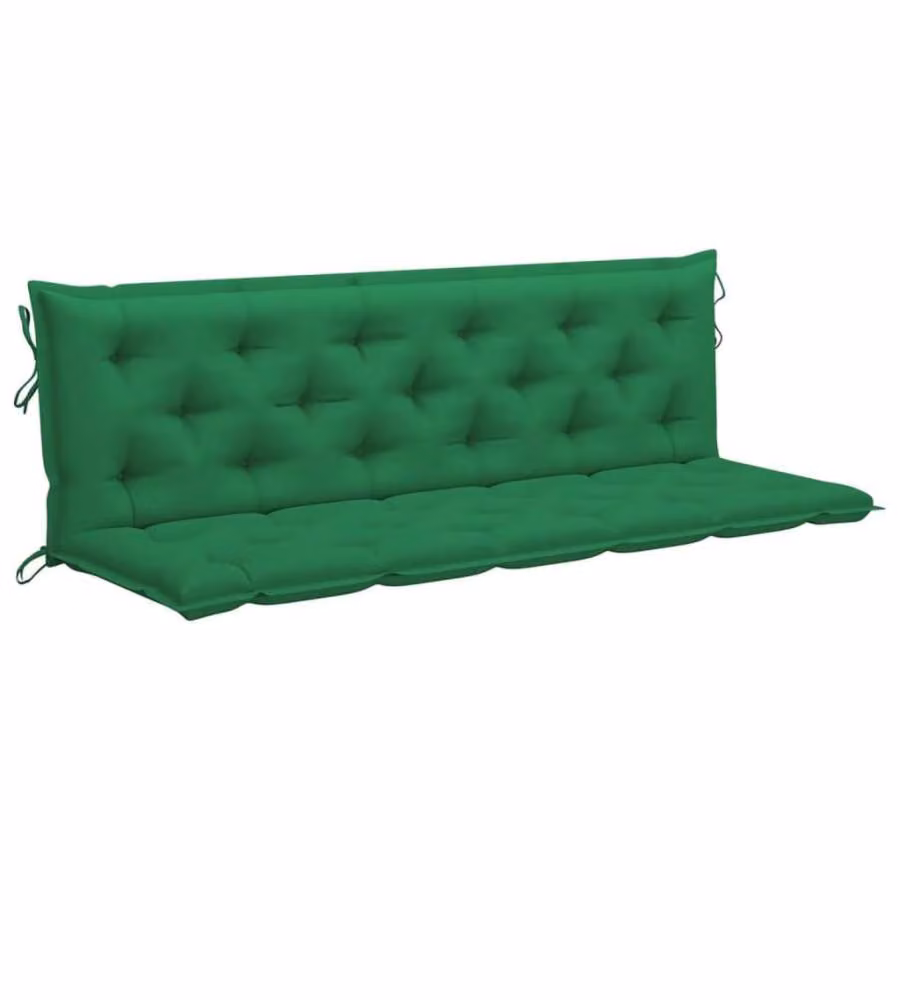 vidaXL Cuscino per Panca Verde in Tessuto Oxford, L 180 x P 50 x H 7 cm – 2