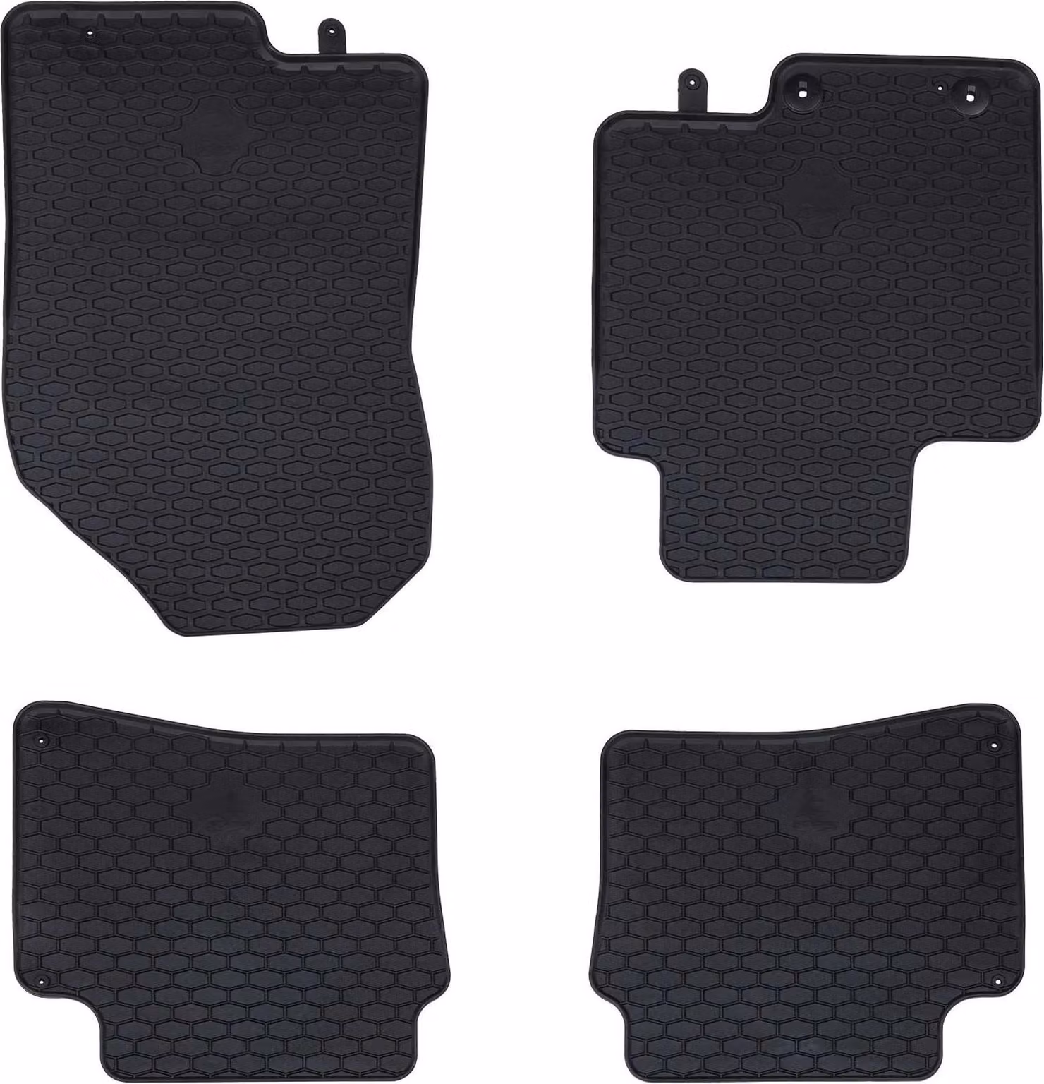 Tappetino per Auto 4 pcs Nero adatto per Hyundai i20 2020-