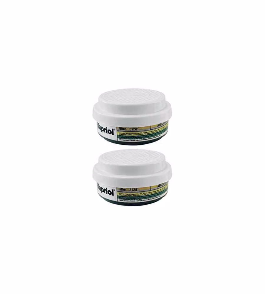 KAPRIOL Filtri ABEK1P3 R per Maschera Twin Fly - Confezione da 2 Filtri
