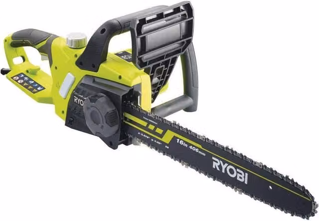 Elettrosega Ryobi RCS2340B2C verde con catena di ricambio Oregon, 2300 W e barra da 40 cm