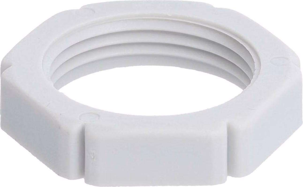 WISKA Controdado PG13,5x1,41 GPA-13 esagonale in poliammide (PA) colore grigio chiaro RAL 7035 - 1 pezzo