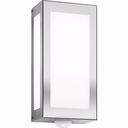 Applique da esterno CMD 34/BM in acciaio inox IP44 E27 con rilevatore di movimento