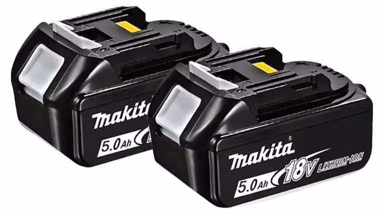 Batterie ricaricabili, capacità di 5Ah, design leggero, confezione da 2 batterie