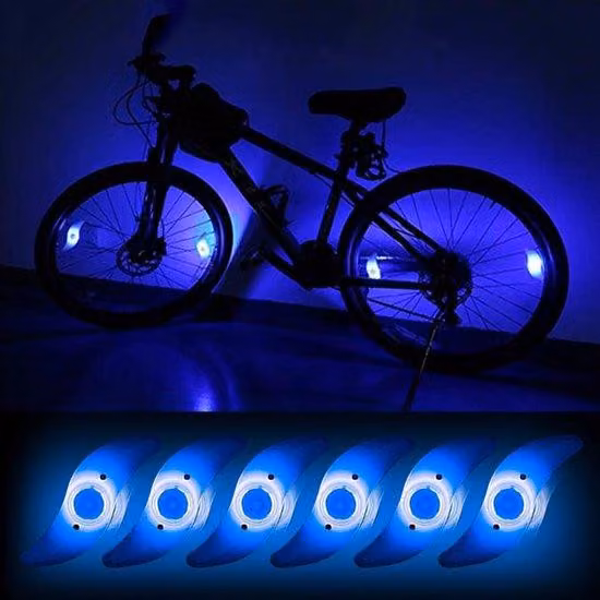 Luci a LED per biciclette – Luci per biciclette – Sicurezza per bambini e adulti – Riflettività – Accessori per biciclette