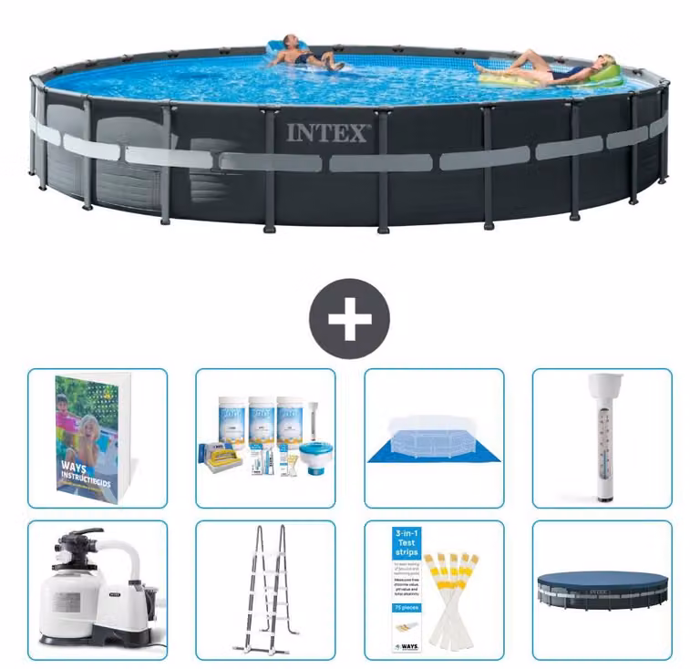 Ultra XTR Pool Rund - 732x132 cm - Set da 7 pezzi, modello S574