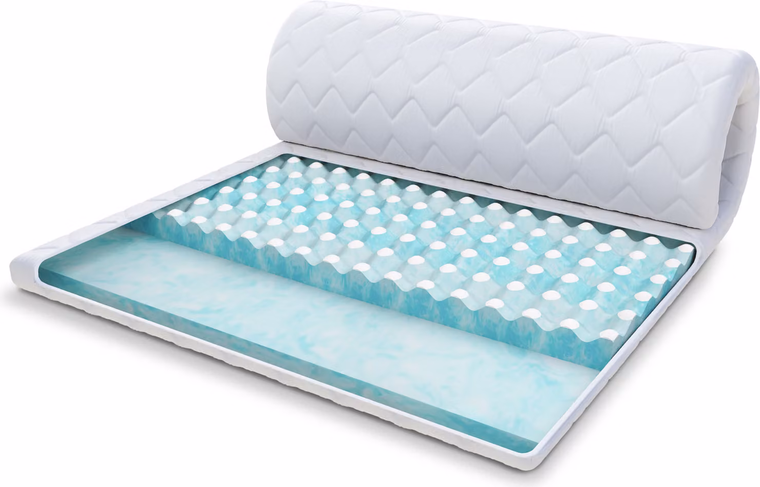 Letto supplementare in schiuma profilata RavineBlue Matrimoniale 120x200cm 8cm