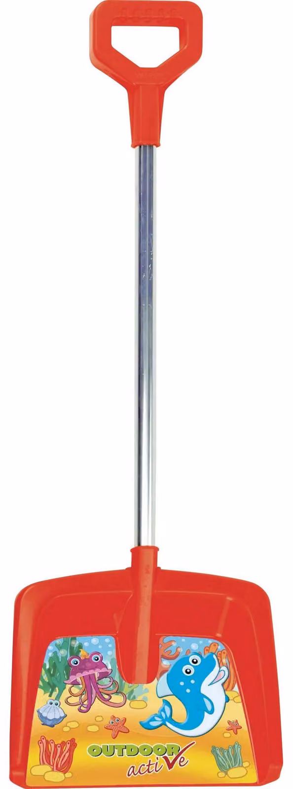 Pala da neve OA, rossa, lunghezza 70 cm