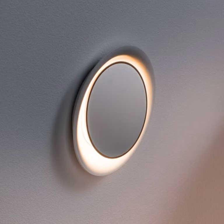 Paulmann Paulmann, applique a LED da incasso Neordic Decorativ, bianca, rotonda Decorativ, Bianco / Opale, Corridoio, Plastica, Moderno, Faretto da incasso a parete