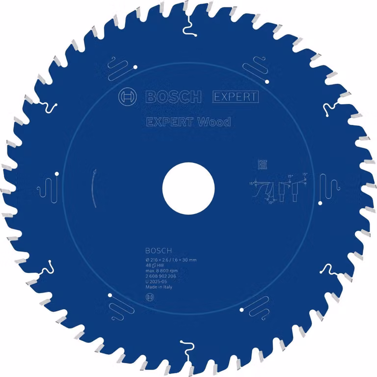 Lama circolare Bosch EXPERT Wood, 216x30 mm, Z48