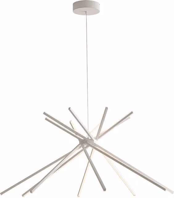 Lampadario LED sospeso Shanghai LUCE AMBIENTE DESIGN bianco con luce naturale cool white