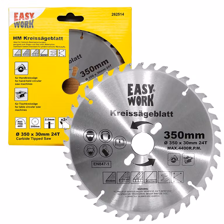 Lama circolare universale 350 mm 24 denti