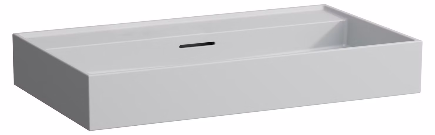 LAUFEN Kartell lavabo à poser, sans trou pour robinet, avec trop-plein, 800x460mm, H8163367591091, H8163367591091