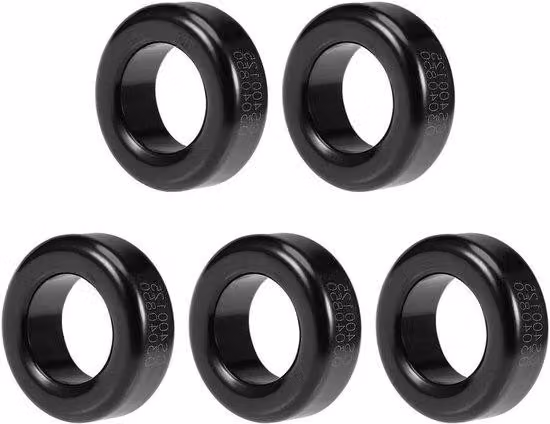 Anelli a sfera in ferro - Set da 5 pezzi - 23,5 x 40,5 x 14,7 mm