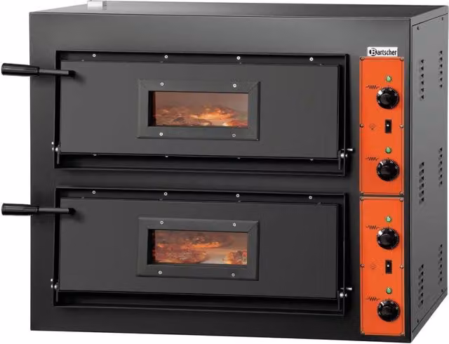 Forno per pizza elettrico a camera Bartscher CT 200 nero