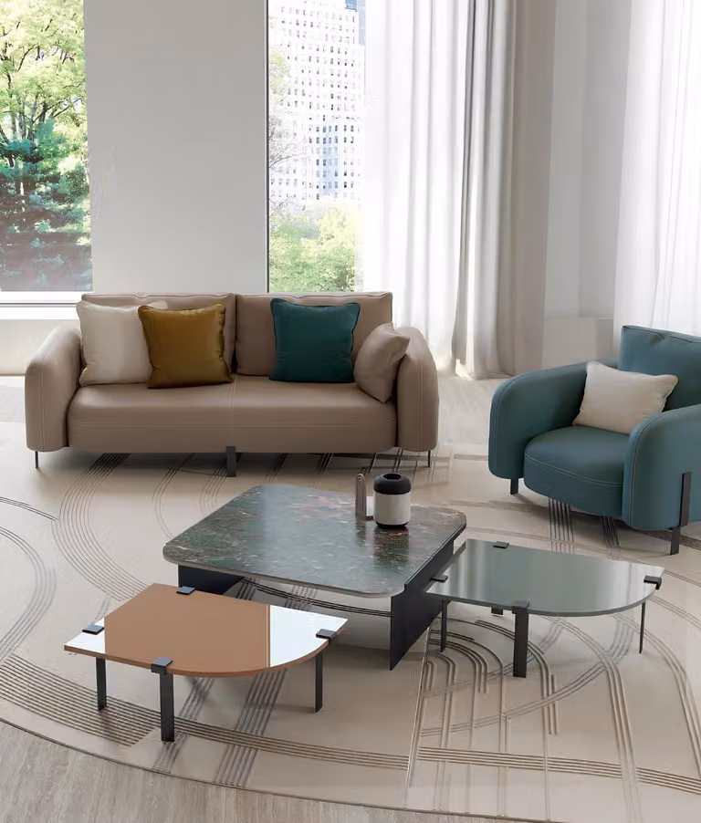 Couchtisch Wohnzimmer Designs Italienische Tisch Möbel Holz Glas Set 3x
