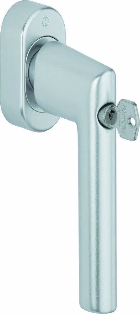 Maniglia per finestra Amsterdam 0400S/UD9056 TBT4 Alluminio 20-30 mm F1/colore argento