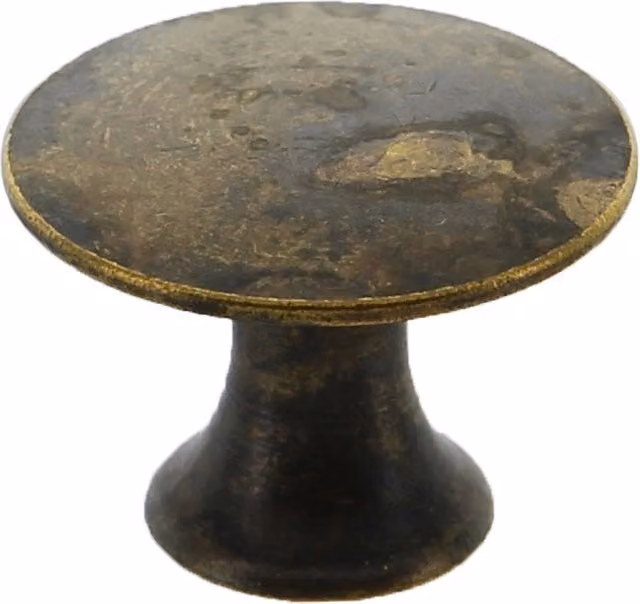 Set di 50 pomoli in ottone Metalstyle color bronzo opaco, diametro: 25 mm