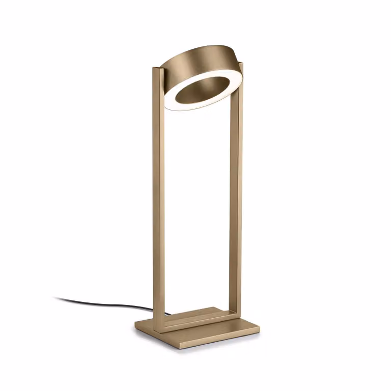 Knapstein Lampada da tavolo Wega, dimmerabile, Bronzo / Ottone antico, Soggiorno / Sala da pranzo, Metallo, Moderno, Lampada da tavolo