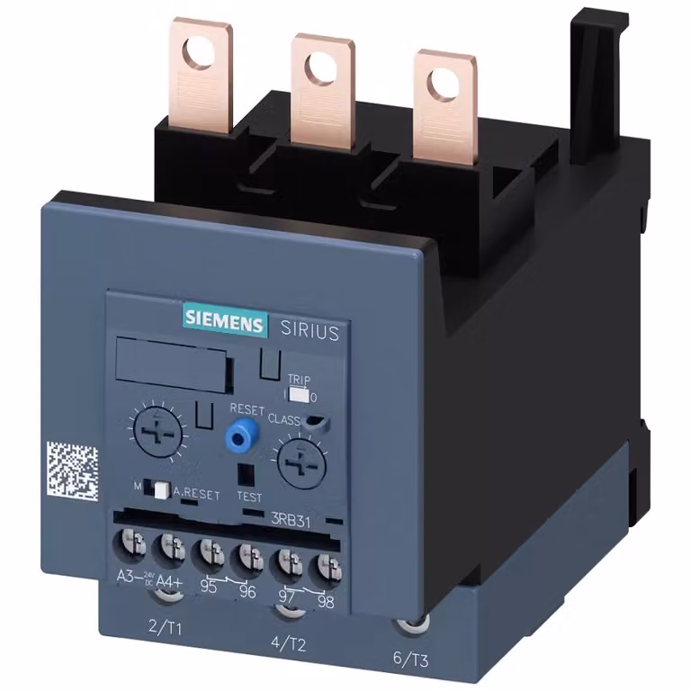Relè di sovraccarico Siemens, 12,5-50 A, per protezione motori, S3, CLASSE 5E-30E, montaggio su contattore 3RB31434UB0